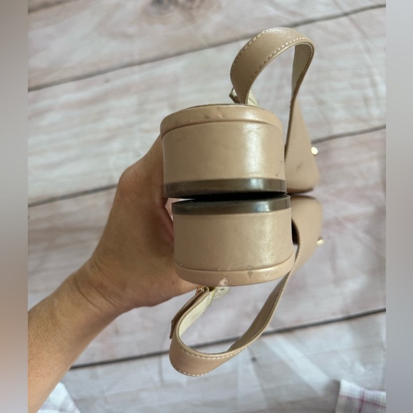 Cole Haan Women's Menlo Skimmer Brush Leather Slingback Flats W22640 Size 8b - Picture 5 of 10